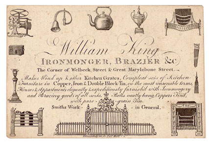 William King (trade card)